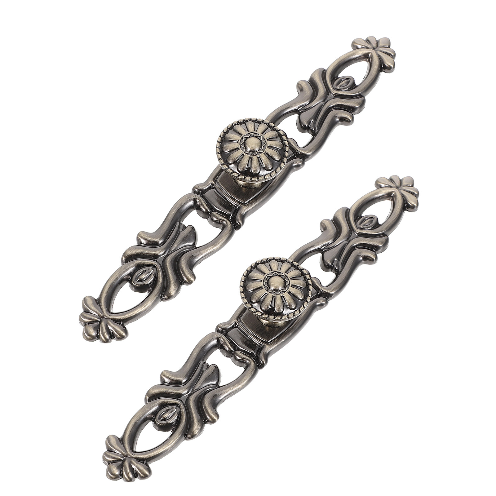 Furniture Hardware Drop Pulls - 2 stuks bronzen ladeklinken, vintage Europese