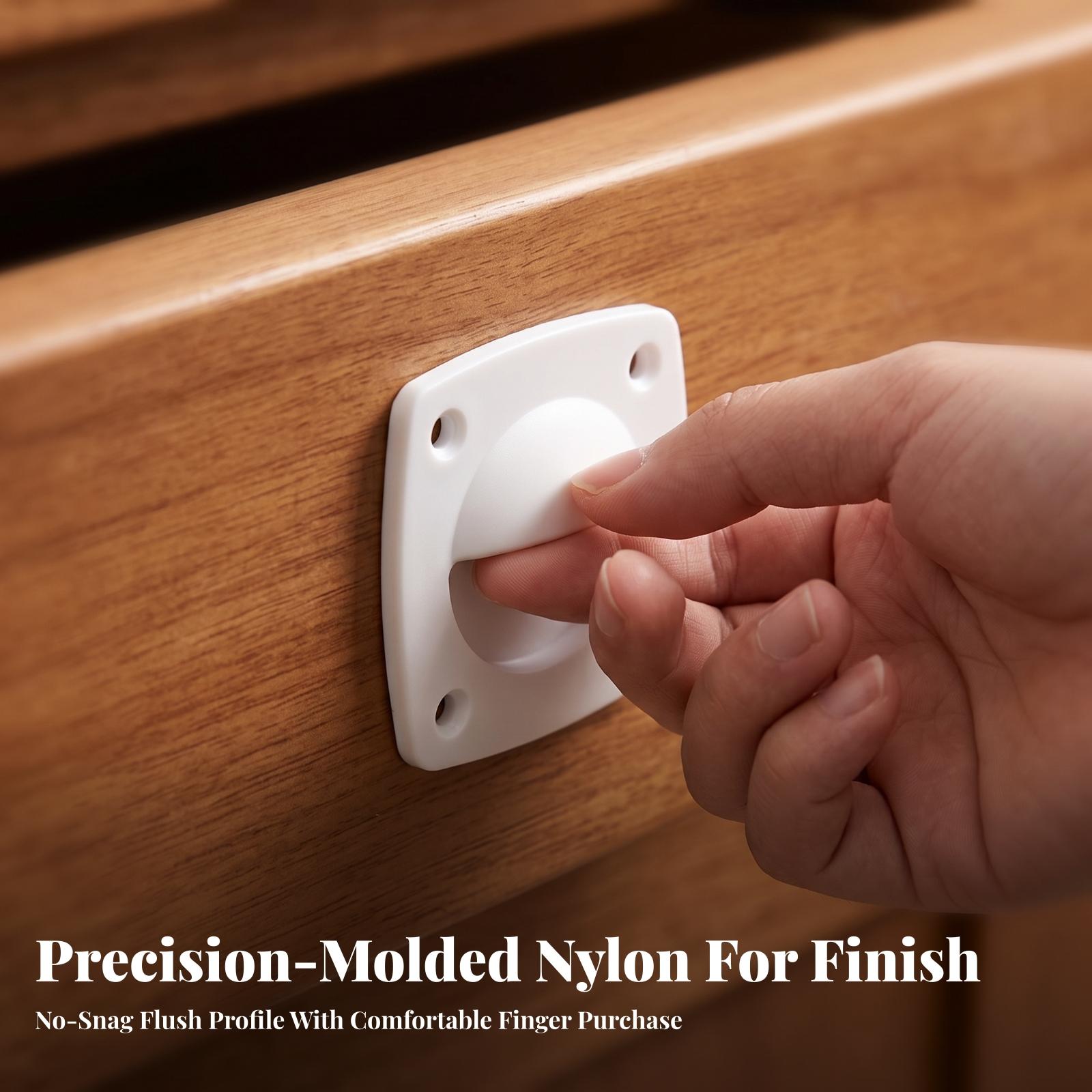 Furniture Hardware Lowes - Nylon ladehandgreep met laag profiel, voorzien