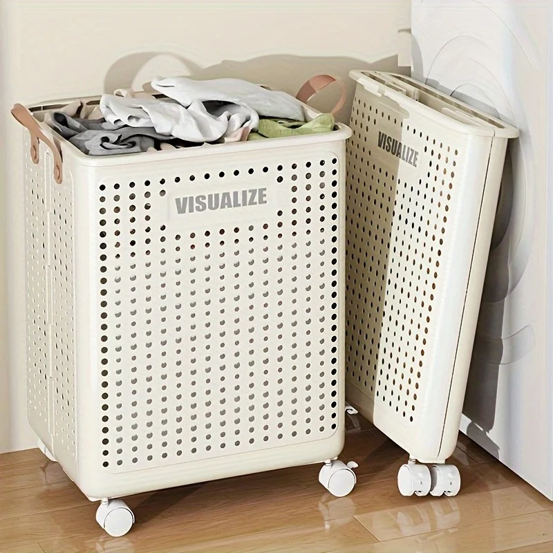 Furniture Hardware Manufacturer - Extra grote opvouwbare wasmand op wielen,