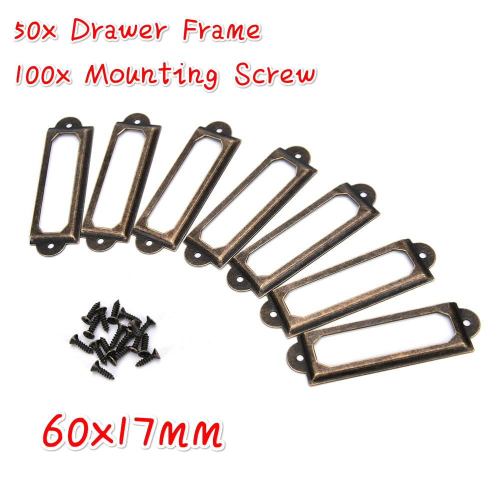 50Pcs Antiek Messing Metalen L - Furniture Hardware Names recensie en prijs