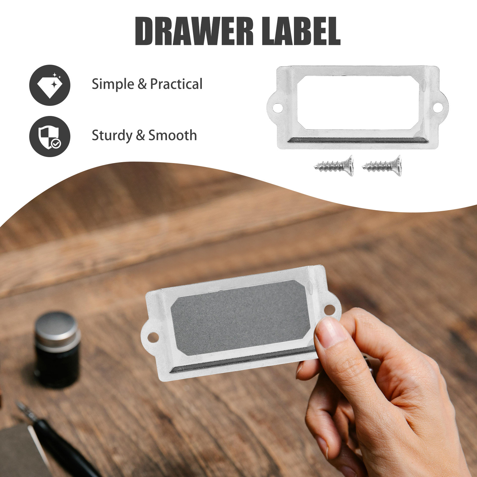 1 set rustieke metalen labelho - Furniture Hardware Names recensie en prijs