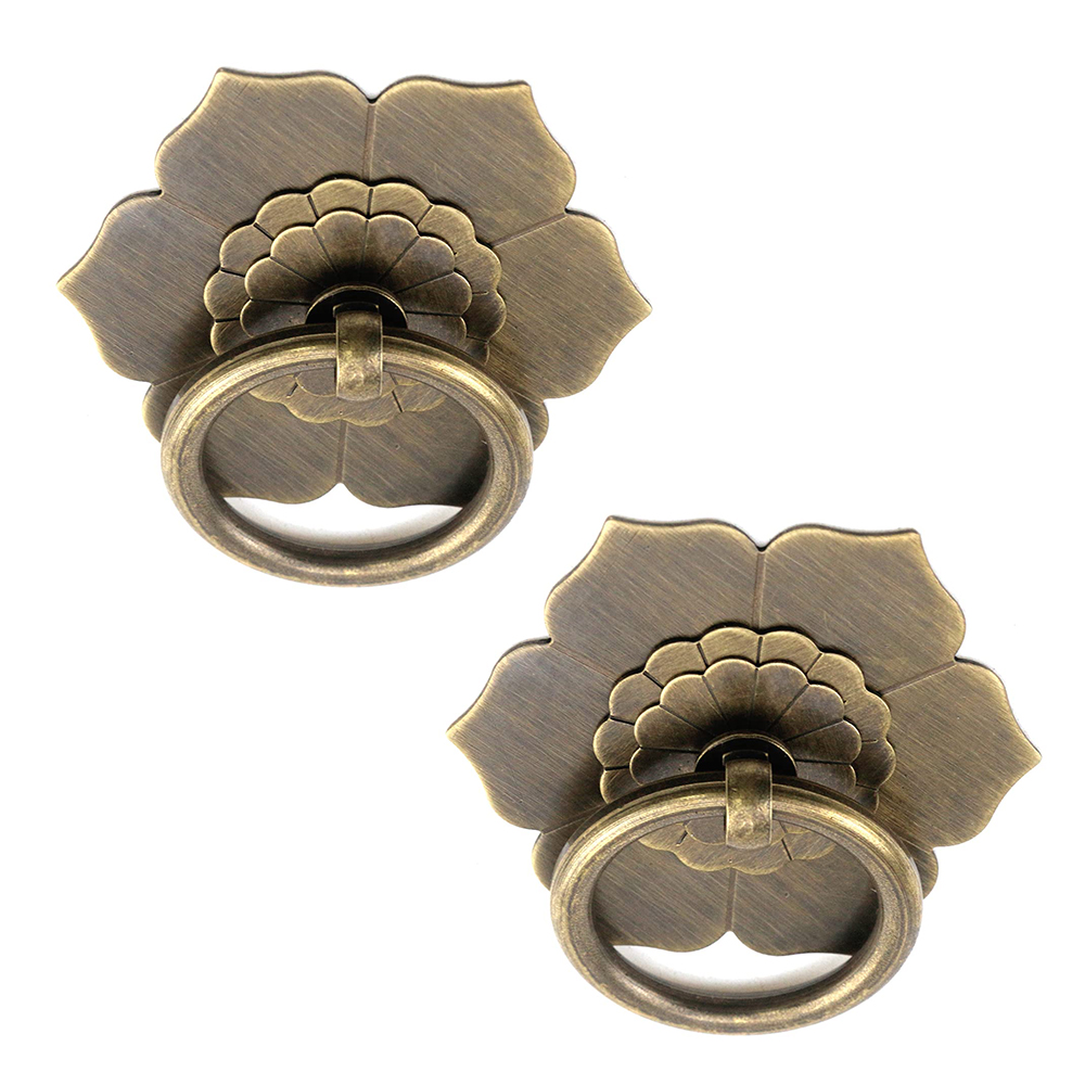 Hanger Ring Bloemen Messing Ka - Furniture Hardware Drop Pulls recensie en prijs