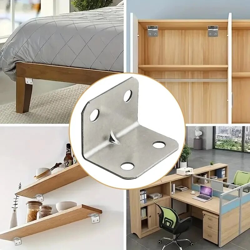 20 stuks hoekijzeren bordtafel - Cabinet Hinge Overlay recensie en prijs