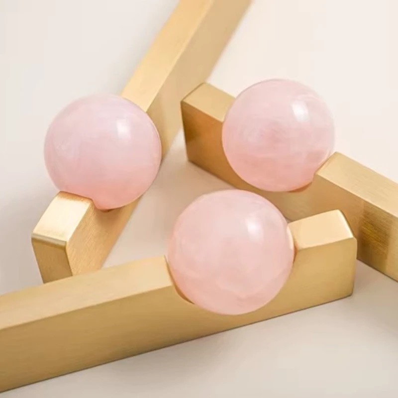 Witte kristallen bol + messing - Furniture Hardware Drop Pulls recensie en prijs