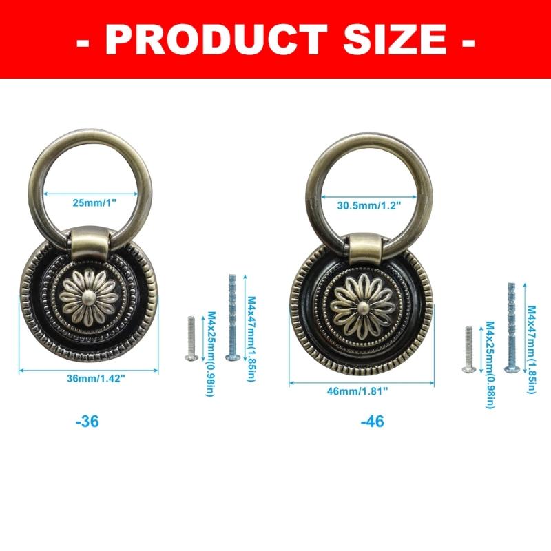 Set 6 antieke bronzen drop pul - Furniture Hardware Drop Pulls recensie en prijs