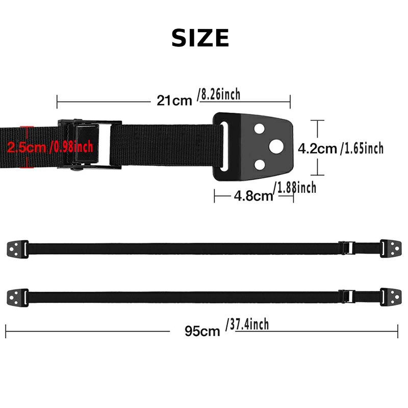 2-pack verstelbare tv-veilighe - Furniture Hardware Manufacturer recensie en prijs
