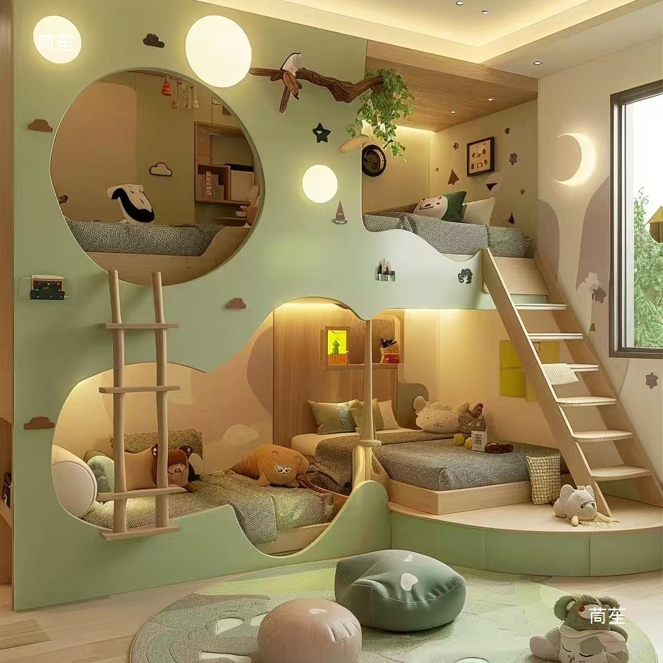Massief houten kinderbed, hoog - Furniture Hardware Lowes recensie en prijs