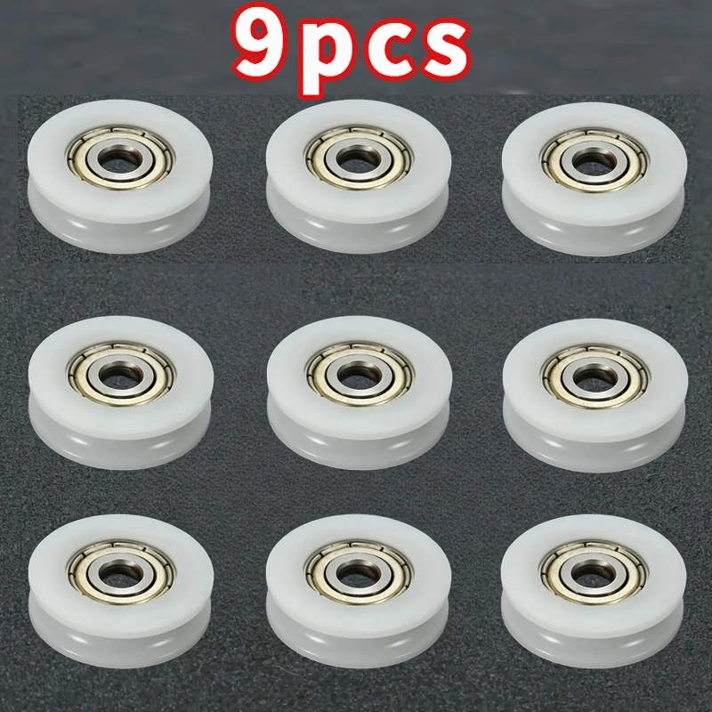 9 stuks U-groef nylon lagerrol - Furniture Hardware Lowes recensie en prijs
