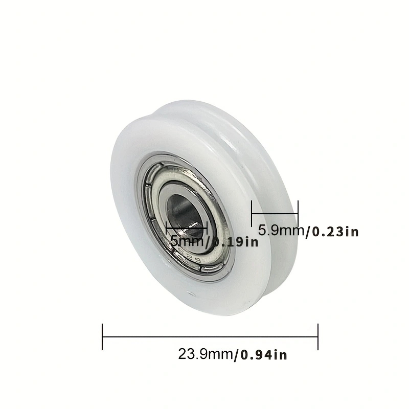9 stuks U-groef nylon lagerrol - Furniture Hardware Lowes recensie en prijs